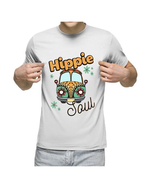 US Basic футболка Hippie style хиппи XL
