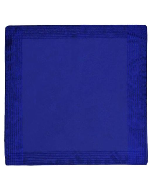 Why Not Brand Платок сине-фиолетового цвета с каймой 845969