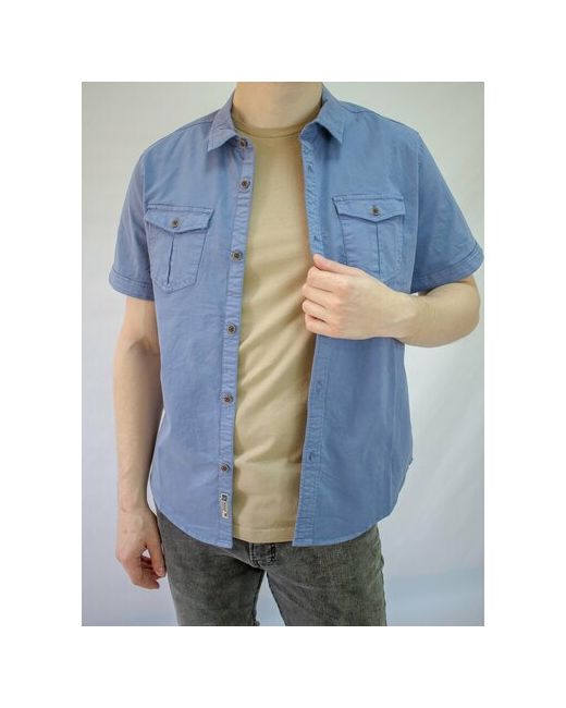 Aigula Рубашка Джинсовая рубашка с коротким рукавом