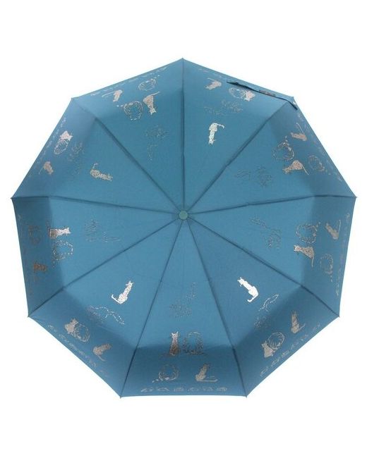 Popular зонт 3 сложения Glitter суперавтомат купол 101 см. 816-09