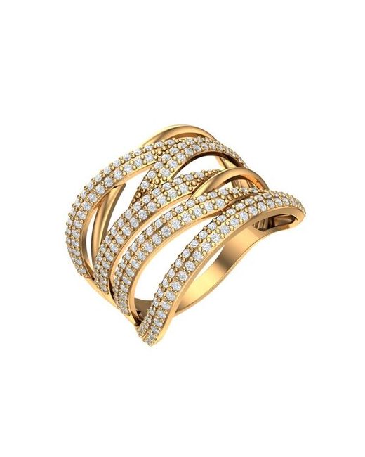 Pokrovsky Jewelry Кольцо золотое с бриллиантом Кр-17 1100841-02730 18