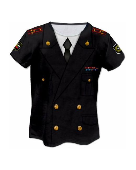 Подарки Мужская футболка Полковник полиции размер 54