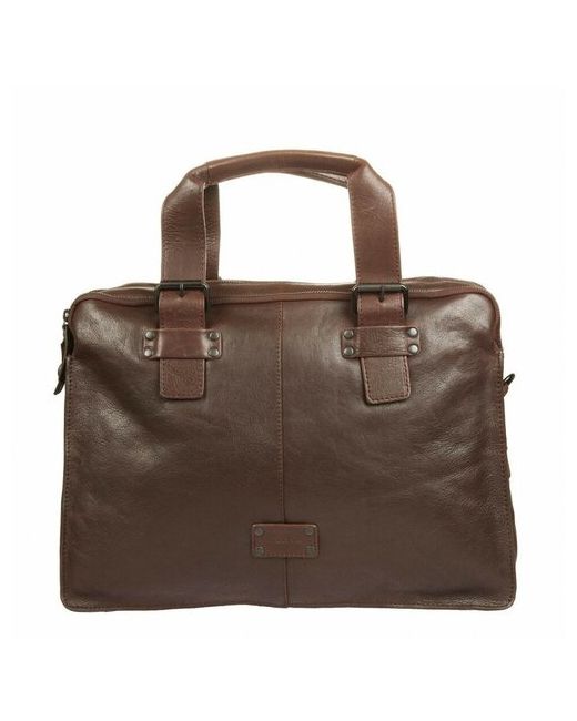 Gianni Conti кожаная бизнес-сумка 1131411 dark brown