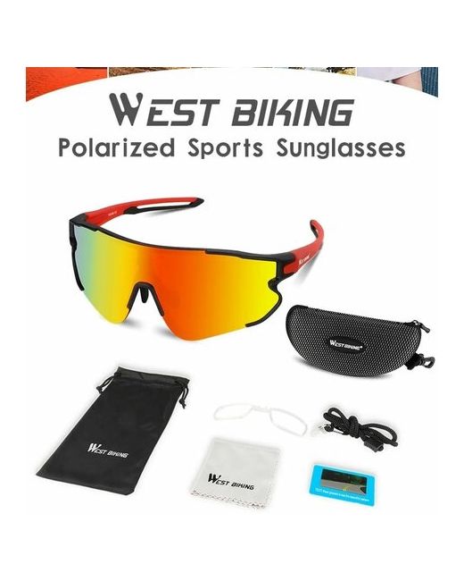 West Biking Поляризованные солнцезащитные спортивные очки для и