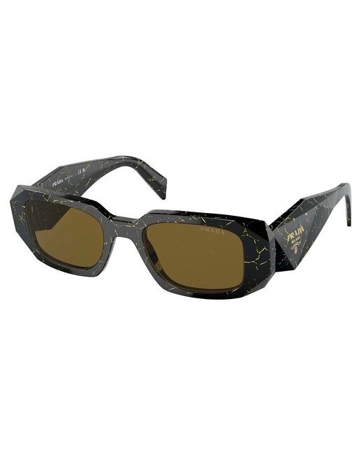 Prada Солнцезащитные очки PR 17WS 19D01T Black/yellow Marble