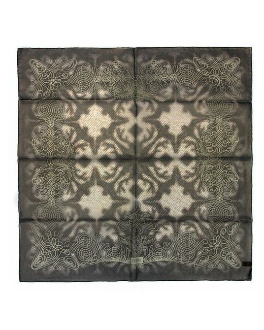Gf Ferre' Платок с красивыми узорами в темно-серых тонах Gianfranco Ferre 816293