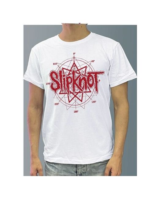Будь на стиле Футболка из хлопка с DTF рисунком Музыка Slipknot 1205