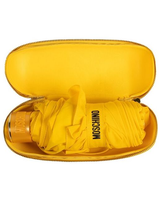 Moschino Зонт складной 8351-superminiU Bear back and front Yellow