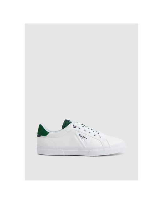 Pepe Jeans London кроссовки для London модель PMS30906 белый/зеленый размер 45