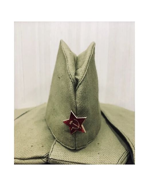 нет пилотка военная со звездой ткань СССР саржа 100хлопок
