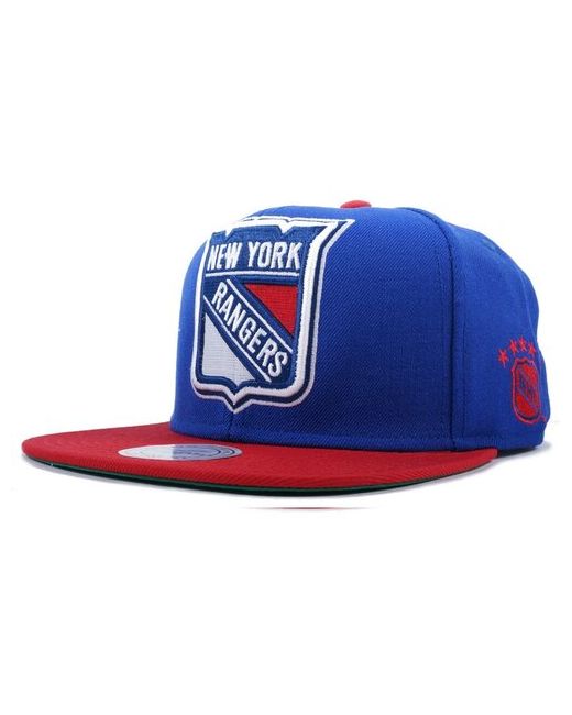 Mitchell&Ness Бейсболка XL Logo 2 Tone New York Rangers MN-NHL-NJ27Z-NYRANG-BLU