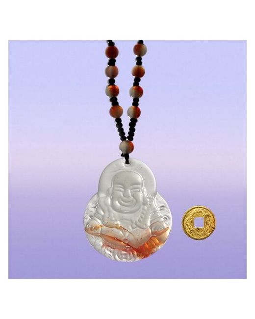 Elg Чётки для медитации под камень с подвеской Хотей 6мм 38см 108 бусин монета Денежный талисман