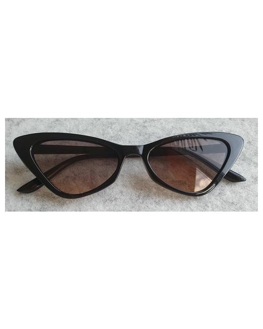 Без бренда Очки солнцезащитные кошачий глаз винтажные маленькие прямоугольные брендовые дизайнерские очки с защитой UV400