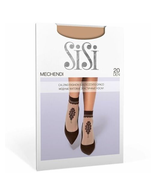 Sisi Си-Си Носки с орнаментом calz. MECHENDI 20 Caramello Unico