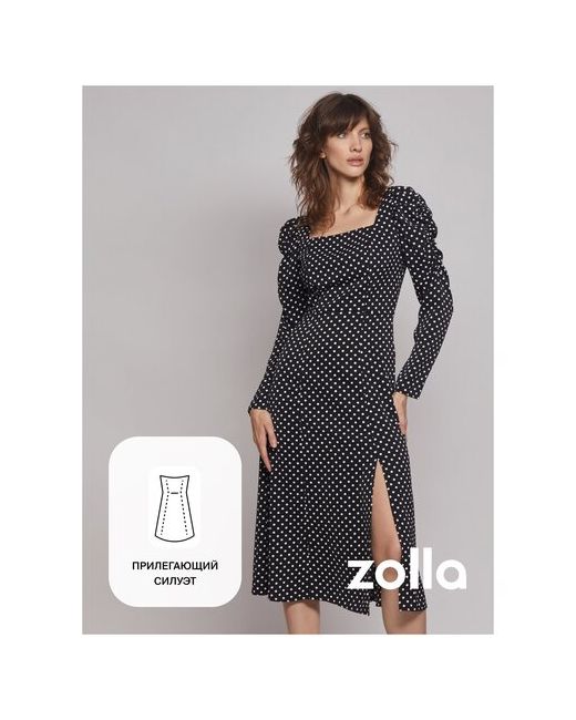 Zolla Платье длины миди с разрезом размер S