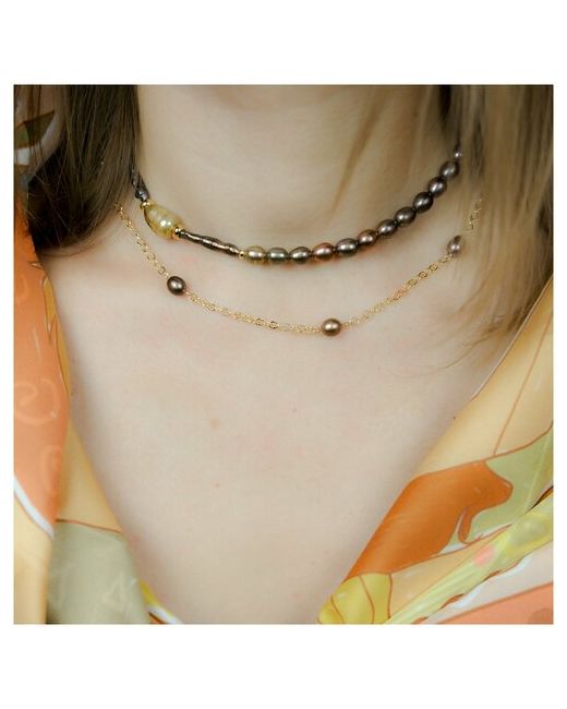 Carolon Чокер ожерелье для Стильный чокер на шею Колье из жемчуга 28 см