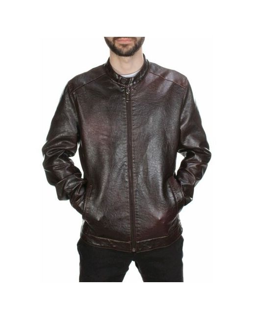 Фабричный Китай 232 BLACK Куртка из эко-кожи размер 58 идет на 56 российский