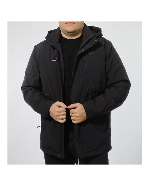 Dauntless Куртка прямая 54 черная с капюшоном