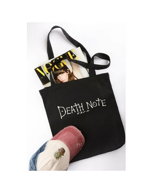 Keks Сумка шоппер с аниме принтом Тетрадь смерти Death Note