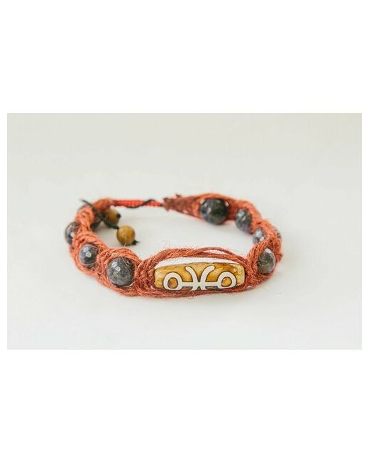 Magical Bracelets Шамбала нейро-браслет с натуральным камнем аметиста и бусины дзи Фелисити 17-23 см