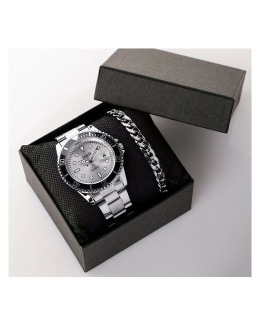 ProMarket Подарочный набор 2 в 1 Этелберт наручные часы и браслет шт.