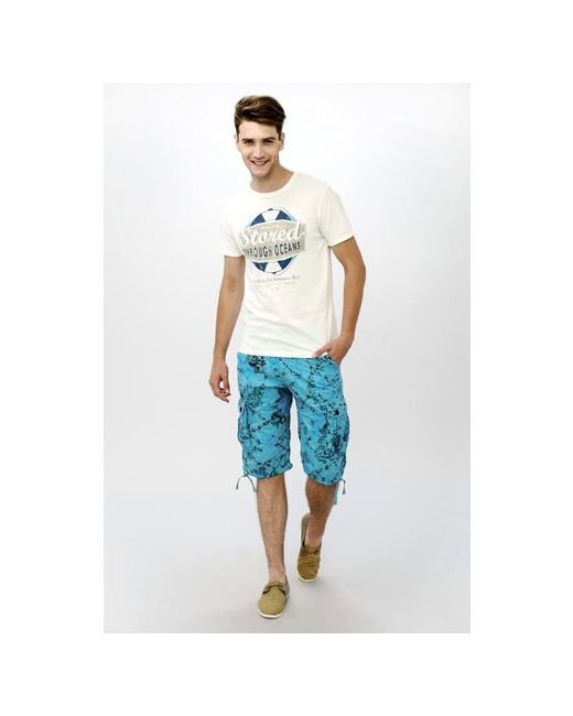 David и синие пляжные бриджи-шорты Tom Farr T7068.33 размер 34