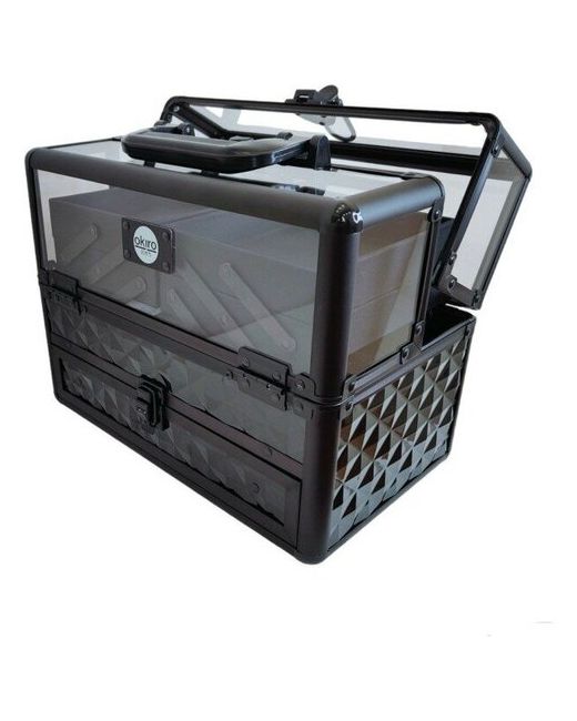 Okiro Бьюти кейс для хранения косметики MUC 340 бриллиант чемоданчик-бокс органайзер бижутерии и аксессуаров