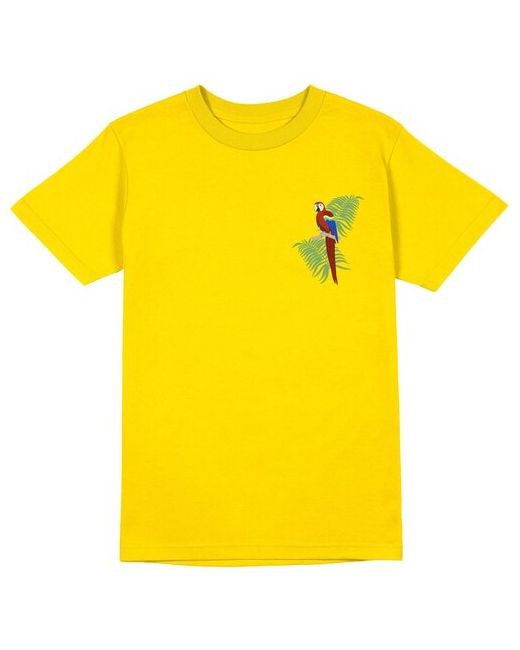 US Basic футболка Попугай ара и пальмовые листья 2XL