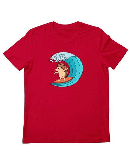 Roly футболка Милый ёжик ловит волну на сёрфе XL