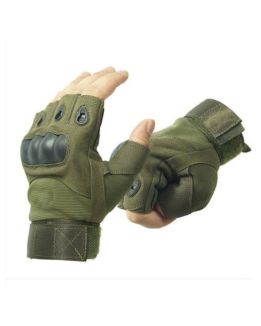 Армейские Будни Перчатки тактические OKLEY с открытыми пальцами олива