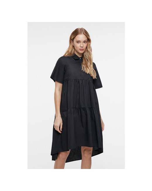 Befree Платье-рубашка oversize хлопковое с ярусной юбкой 2321150508-50-M размер M