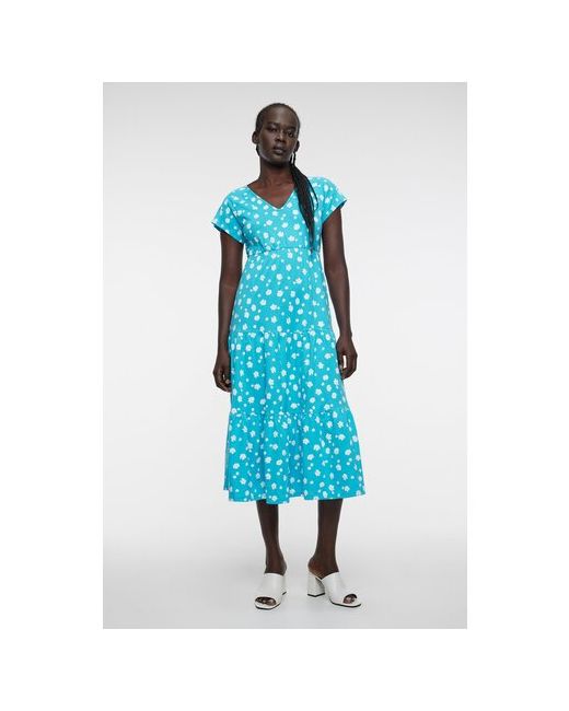 Befree Платье миди хлопковое с рукавами-крылышками 2321905581-42-XS принт размер XS