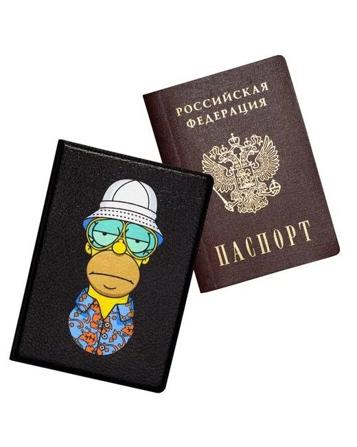 Keks Обложка чехол на паспорт Гомер Симсон Homer Simpson