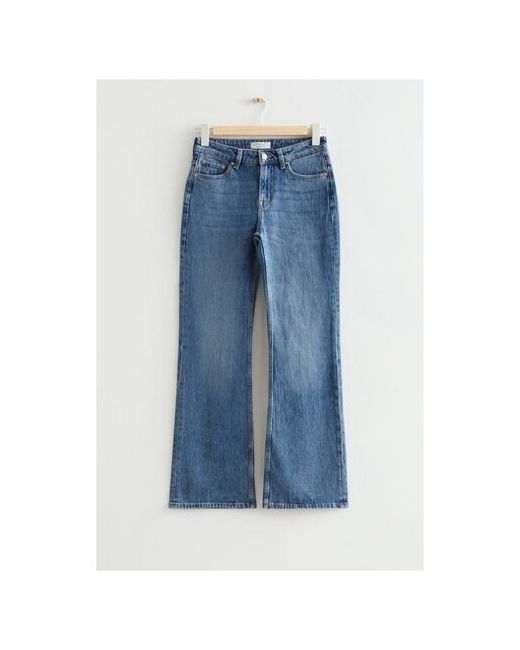 & Other Stories Расклешенные джинсы с заниженной талией светло 26/32