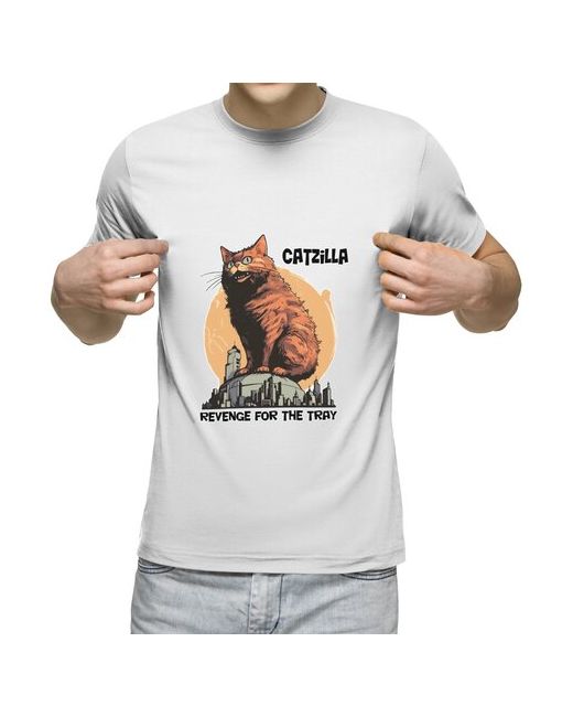 US Basic футболка Catzilla месть за лоток. 2XL