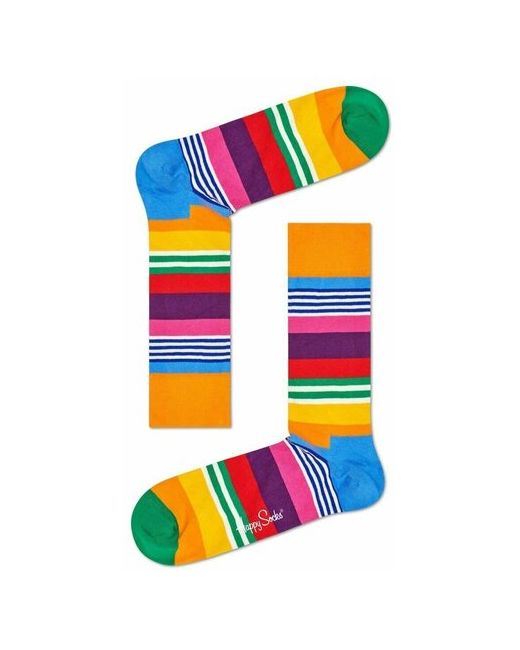 Happy Socks Яркие полосатые носки унисекс Mistletoe Sock