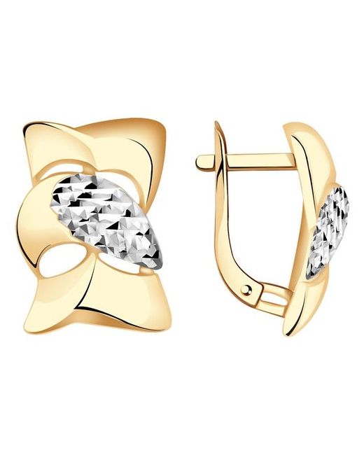 Diamant-Online Золотые серьги Александра кл3505асбк