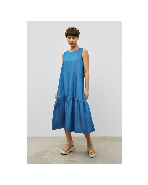 Baon Платье модель B4523049 BLUE DENIM размер L
