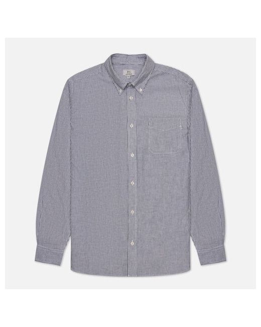 Woolrich рубашка Cotton Linen Stripe Размер S