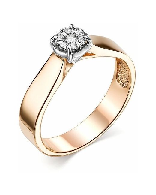 Dewi Ювелирное кольцо из Золота 585 пробы с Бриллиантом 18 размер