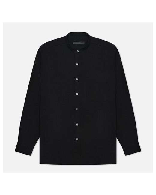 Sophnet. рубашка Super Black Wool Band Collar Big Размер S