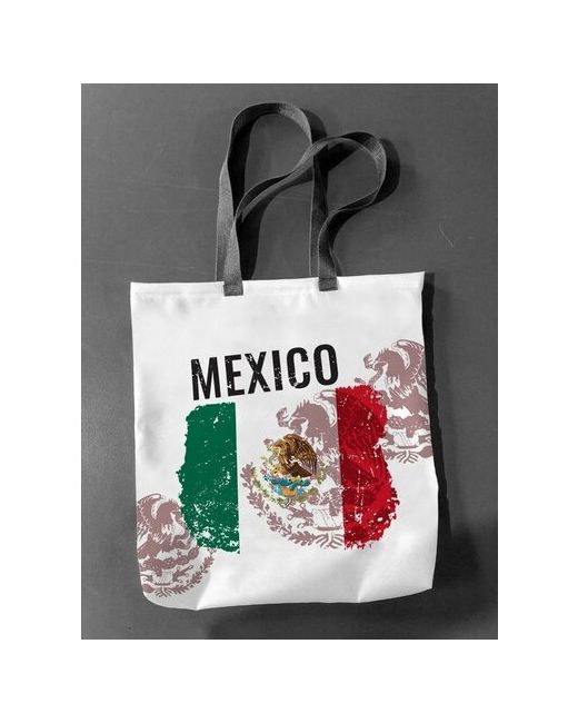 Филя Сумка шоппер с принтом флага Мексики