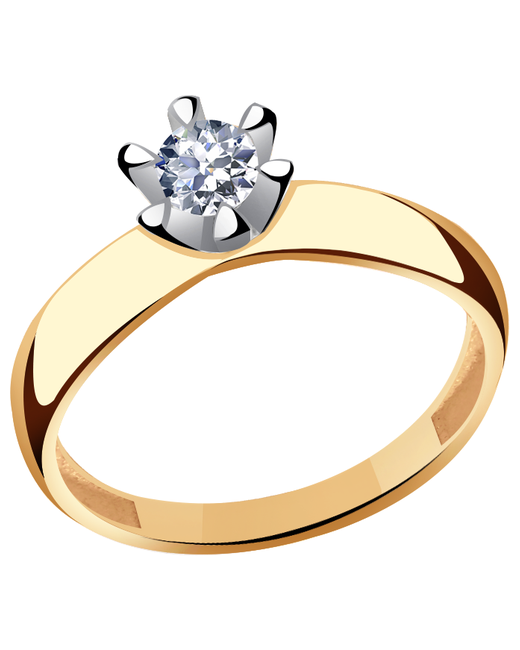 Diamant-Online Золотое кольцо Александра кл3061-62сбк с Swarovski