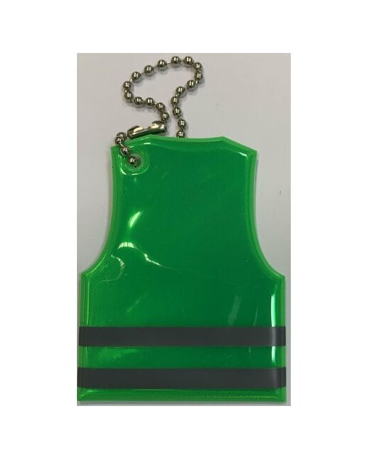 Светлячок Брелок светоотражающий зеленый жилет 10 шт