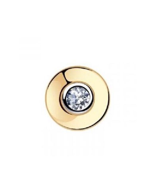 Diamant-Online Золотая подвеска Золотые узоры 03-3548 с цирконием