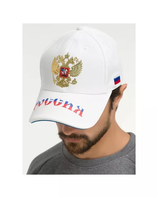 Фокс Спорт Спортивная кепка с гербом и флагом России