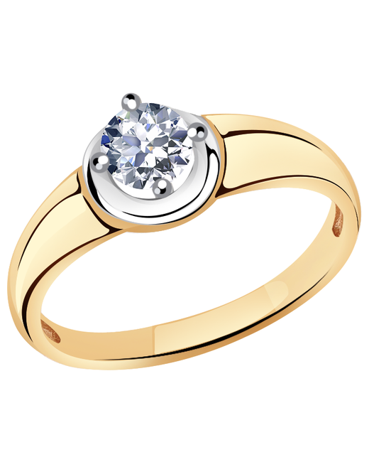 Diamant-Online Золотое кольцо Александра кл3321-62сбк с Swarovski