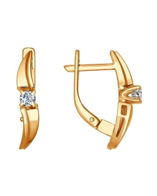 Diamant-Online Золотые серьги Sokolov 1020780 с бриллиантом