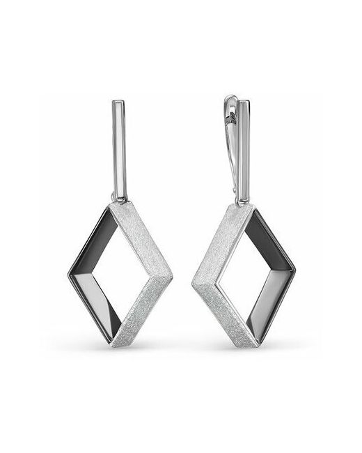 Diamant-Online Серебряные серьги Кюз Delta Dс223225
