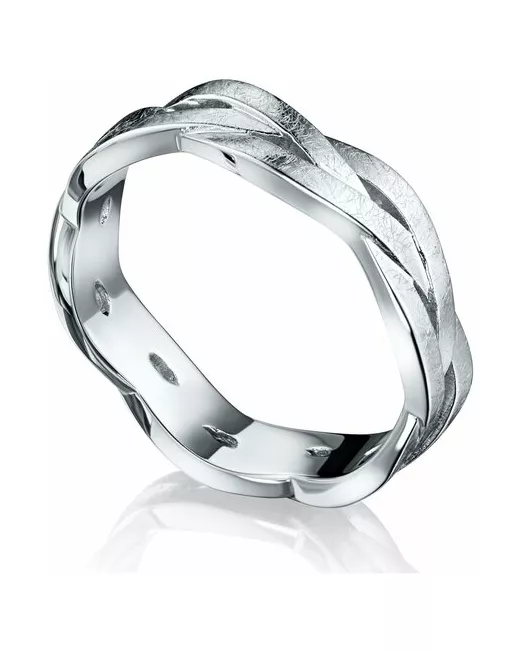 Obruchalki Кольцо серебряное обручальное TWISTED ICE